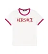 Versace Logo Cotton Jersey T-shirt