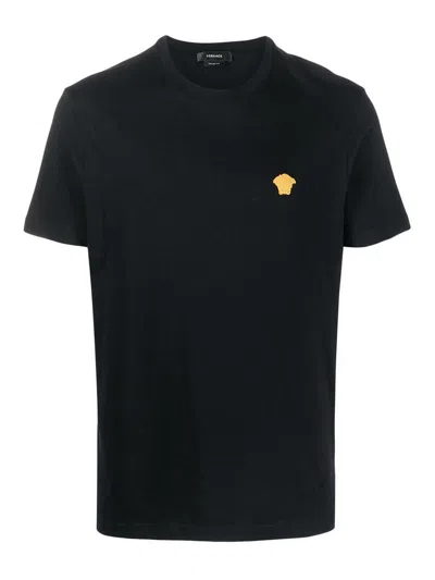 Versace Black Cotton T-shirt