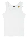 Versace Logo Cotton Tank Top