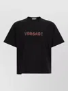 Versace T-shirt With Embroidered Logo