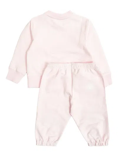 Versace Logo-detail Babygrow Set In Pink