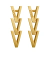 Versace Drop Earrings In Yellow