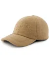 Versace Logo-embroidered Cap In Brown