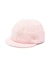 Versace Logo-embroidered Cap In Pink
