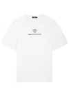 Versace Medusa Milano Embroidered Crewneck T-shirt In White