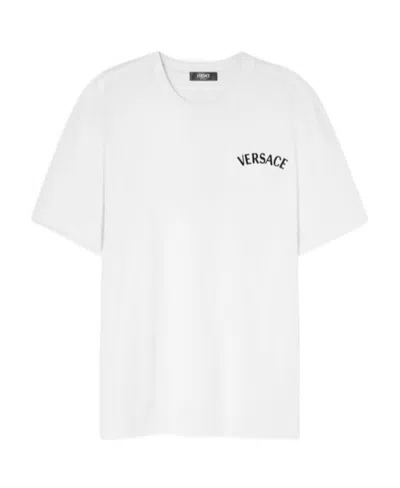 Versace T-shirt With Logo In White