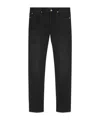 Versace Carpenter Logo-patch Straight-leg Trousers In Black