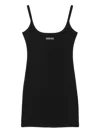 Versace ロゴ タンクワンピース In Black