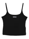 Versace Logo Ribbed Tank Top