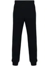 Versace Logo-embroidered Track Pants In Blue