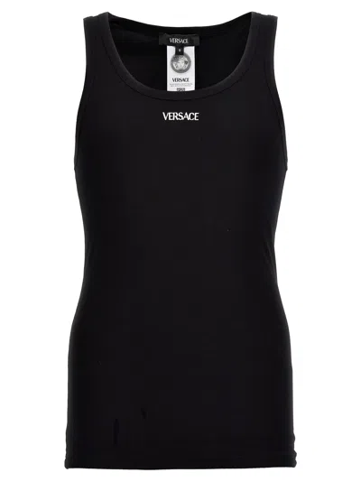 VERSACE UNDERWEAR TANK TOP TEX RIBBED BIO COTTON