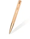 Versace Logo-engraved Ballpoint Pen In Pink