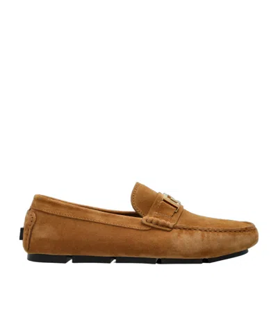 Versace Logo-engraved Loafers