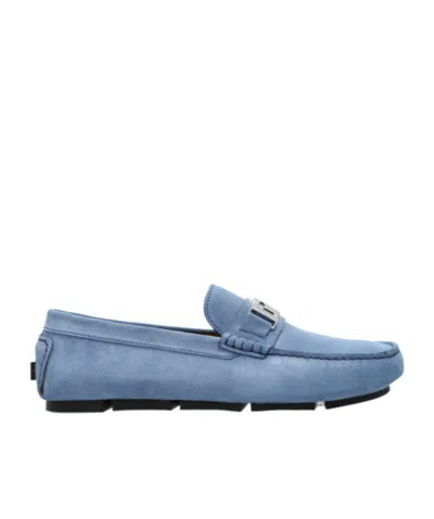 Versace Logo-engraved Loafers