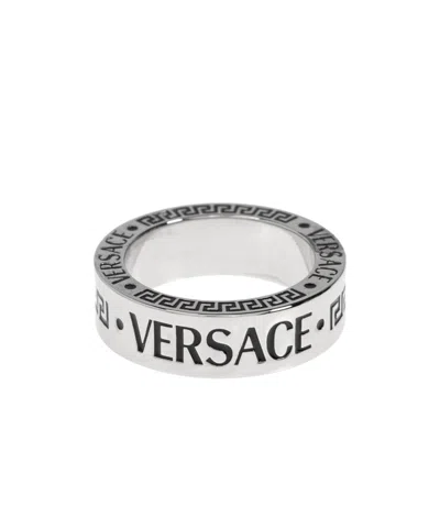 VERSACE VERSACE LOGO ENGRAVED RING