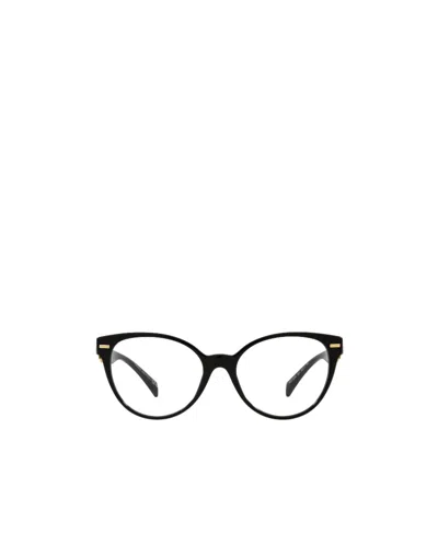 Versace Logo Flat Mirror In Black