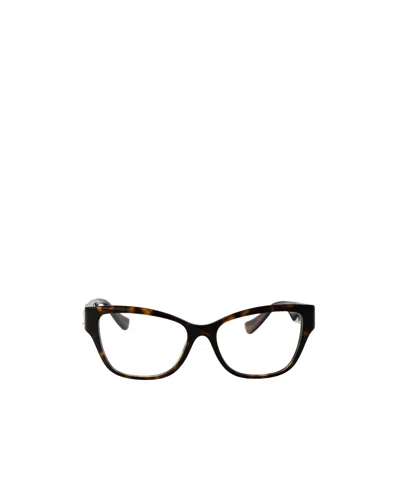 Versace Logo Flat Mirror In Black