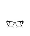 Versace 54mm Cat Eye Optical Glasses In Black