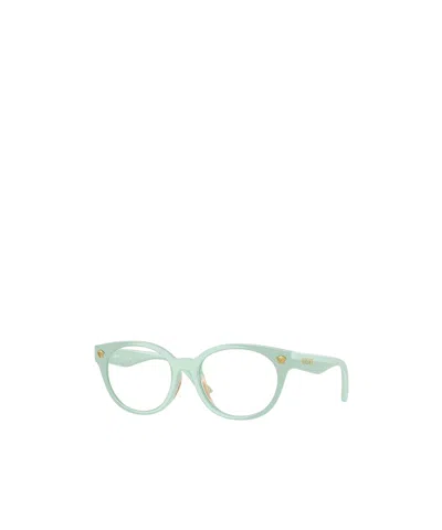 Versace Logo Flat Mirror In Green