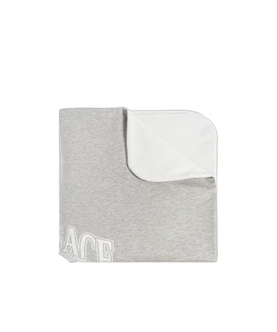 Versace Logo-graphic Blanket In White