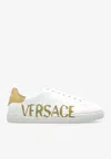 Versace Logo Greca Low-top Sneakers In White
