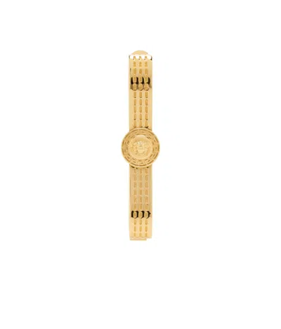 Versace Logo Hair Accessories In Yellow