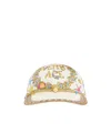 Versace Logo Hat In Multi