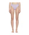 Versace Logo High-waisted Tight Swimming Trunks In White