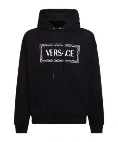 Versace Man Sweatshirt Black Size L Cotton