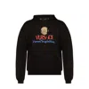 Versace Home Signature Logo Hoodie In Black