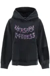 Versace Logo-print Cotton Hoodie In Black (black)