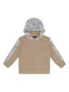 Versace Logo Hoodie In Neutrals