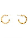 Versace Logo Hoop Earrings
