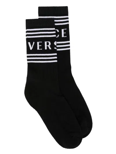 VERSACE 90S VINTAGE LOGO SOCKS