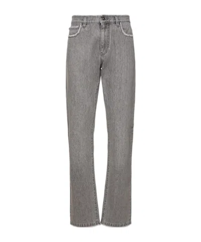 Versace Logo Jeans On Back