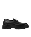 Versace Black Adriano Lace-up Derbys In Black