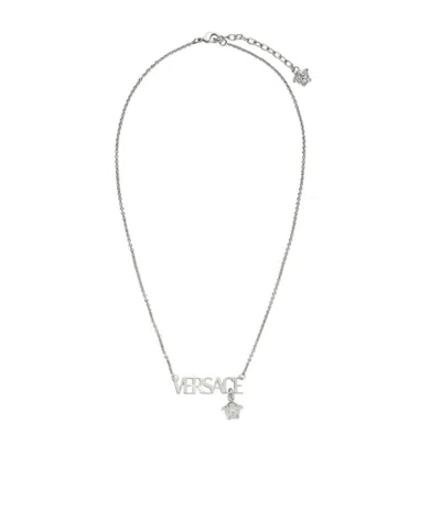 Versace Logo-lettering Necklace