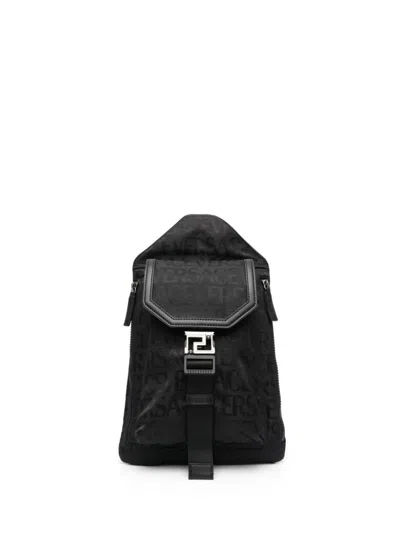 VERSACE VERSACE LOGO ONE-SHOULDER BACKPACK