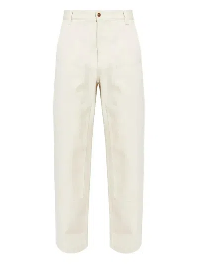 VERSACE LOGO-PATCH JEANS