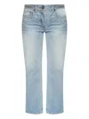 Versace Logo-patch Jeans In Transparent