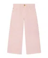Versace Logo Patch Jeans In Pink