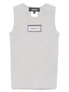 Versace Logo-patch Underwear Set In Grey
