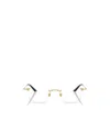 Versace Logo Plain Glasses In Multicolor