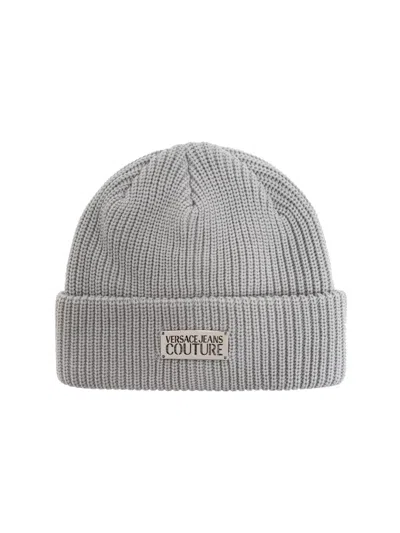 Versace Logo Plaque Beanie