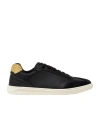 Versace Black Greca Court Faux-leather Sneakers In Black
