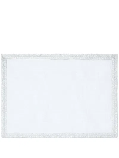 Versace Badematte Mit Logo-print In Weiss