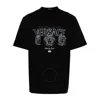 Versace Logo-print Cotton T-shirt In Black