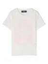 Versace Logo-print Cotton T-shirt In White