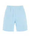 Versace 1978 Re-edition Brushed Jersey Shorts In Blue