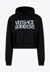 Versace Women Crop Fit Cotton Sweatshirt